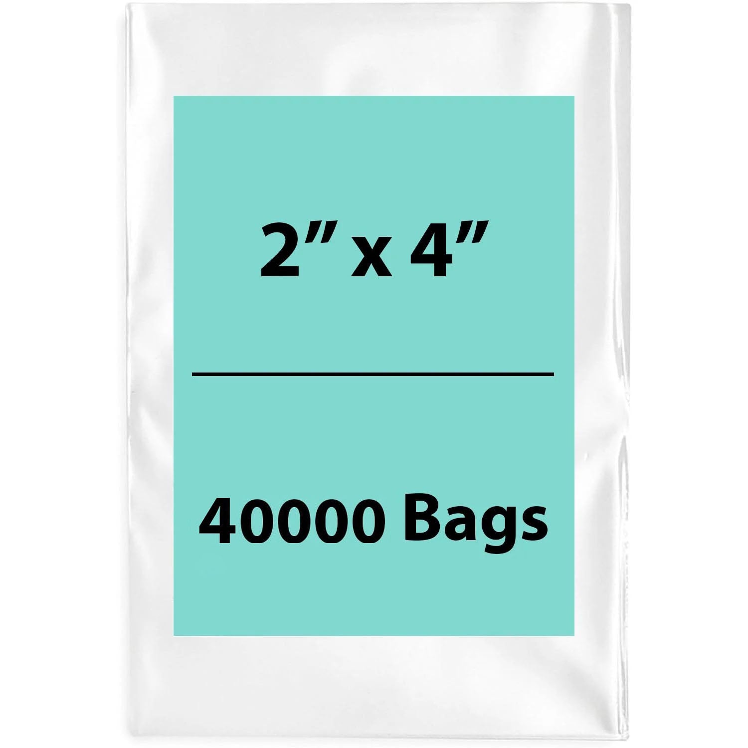 LDPE Clear poly Bags 2X4 inch 40000 Bags