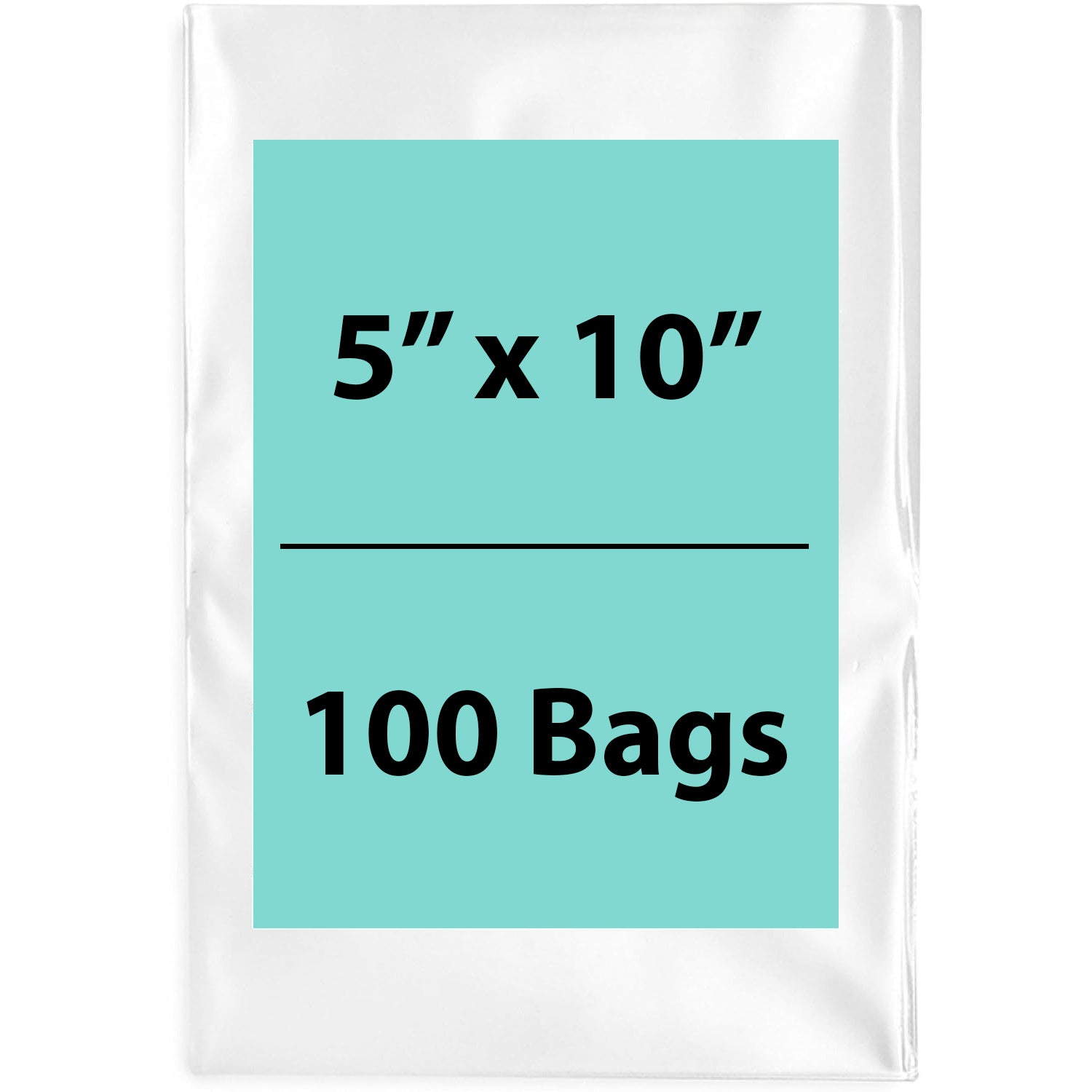 Clear Poly Bags 5"X10" 1.5 Mil 100 Bags