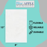 Clear Poly Bags 2 Mil Size: 8 inch (width) X 15 inch (height)