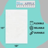 Clear Poly Bags 2 Mil Size: 10 inch (width) X 15 inch (Height)