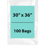 Clear Poly Bags 4 Mil 30 inch (width) X 36 inch (Height)  LDPE