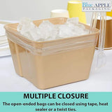 8X4X12 inches Gusset Bags/Ice Bucket Liner 0.75 mil TUF-R® Std Linear