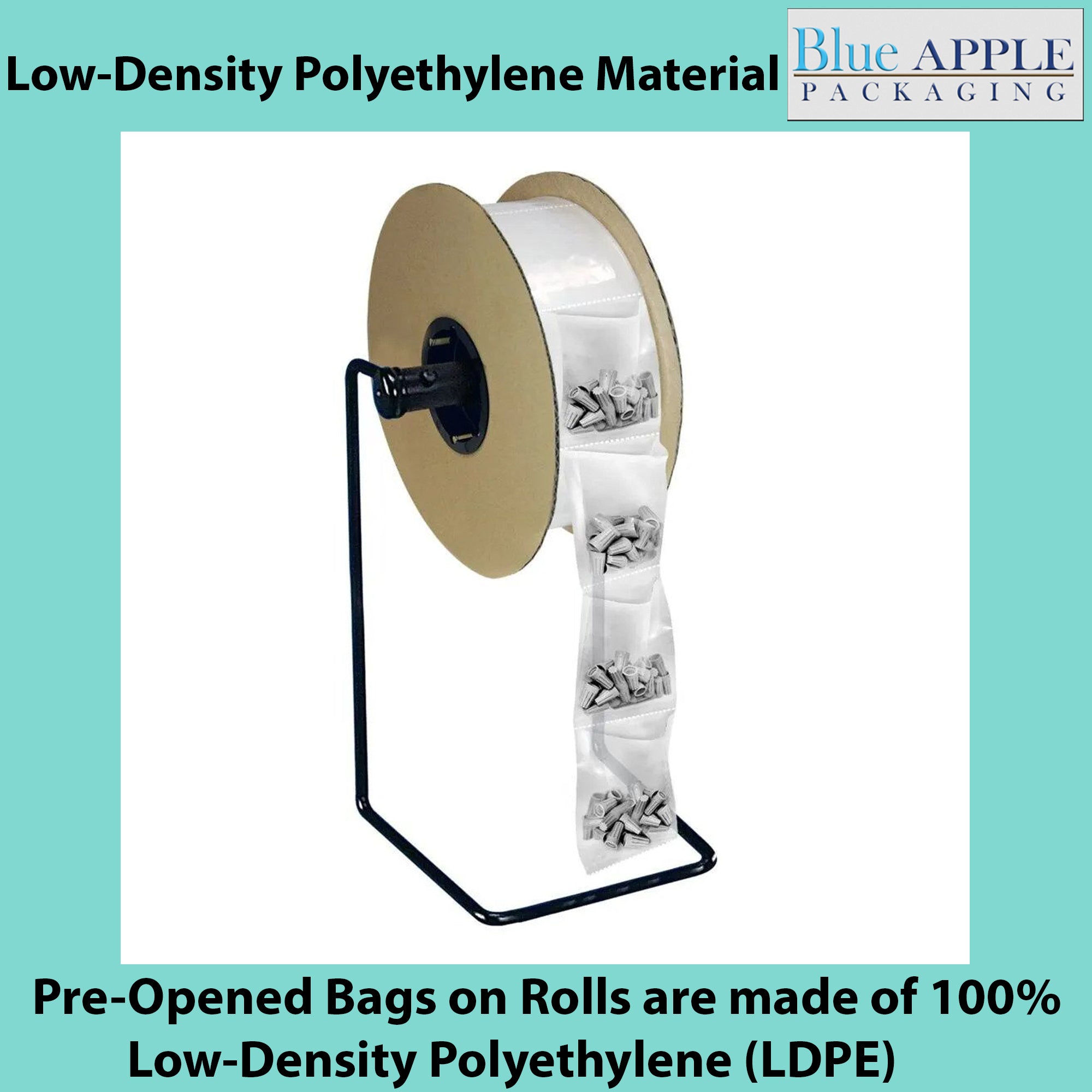 Kwik-Fill® Pre-Opened Bags on Roll 2.75 Mil 2"x4"