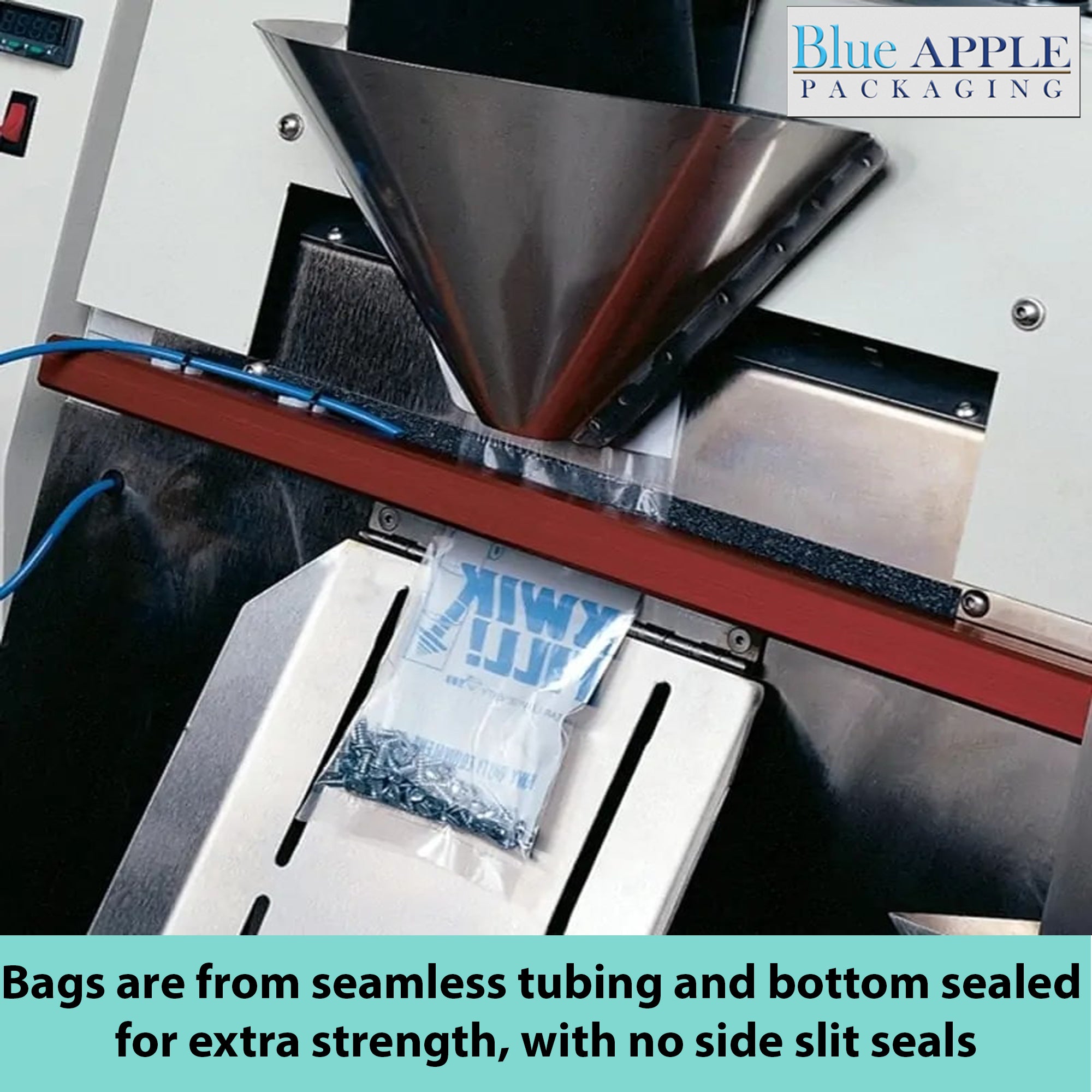 Auto Fill Poly Bags Roll 2.75 Mil, 4 inch (width) X 5 inch (height) 1500 Bags