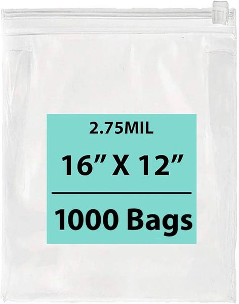 Resealable Poly Bags With Slide Seal 16