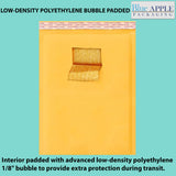 #0 Kraft bubble mailers 6"x10"