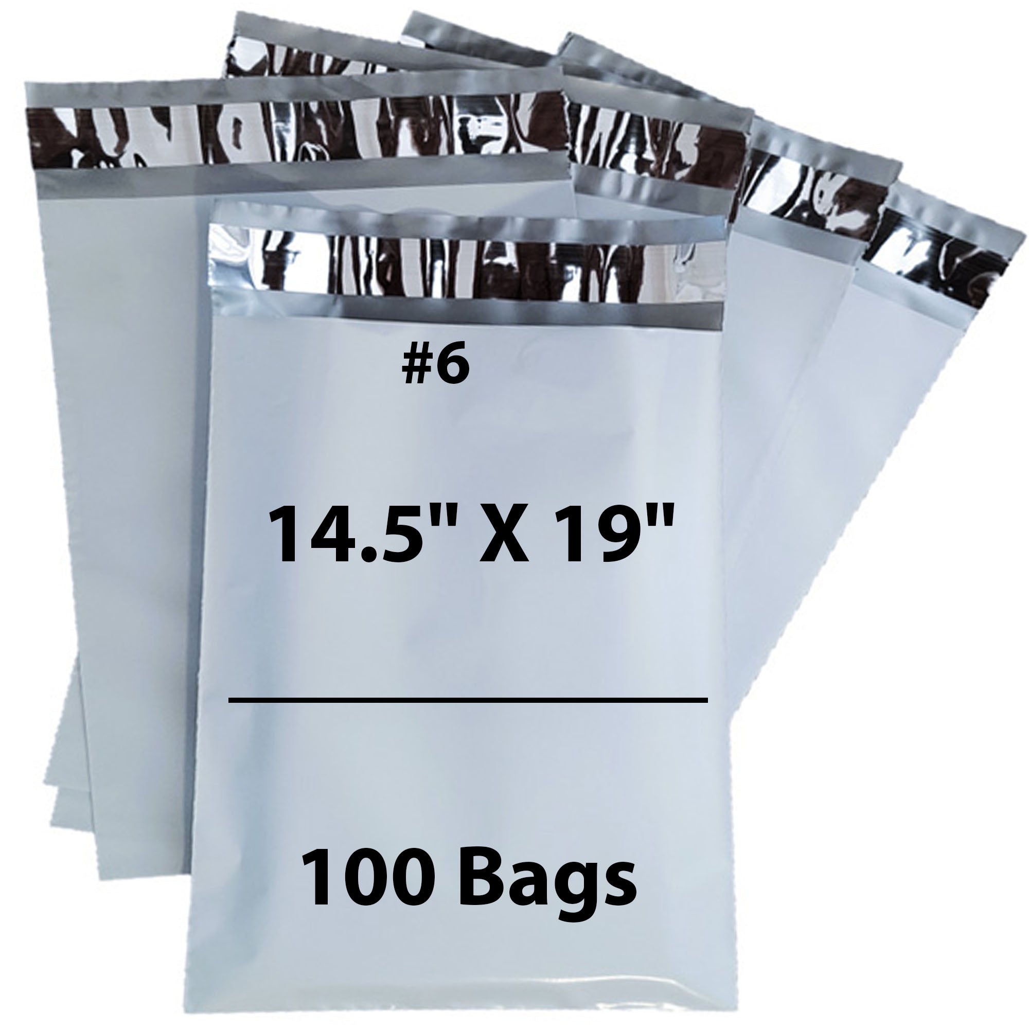Poly Mailers #6 Shipping Envelopes 14.5"X19" 100 Mailers