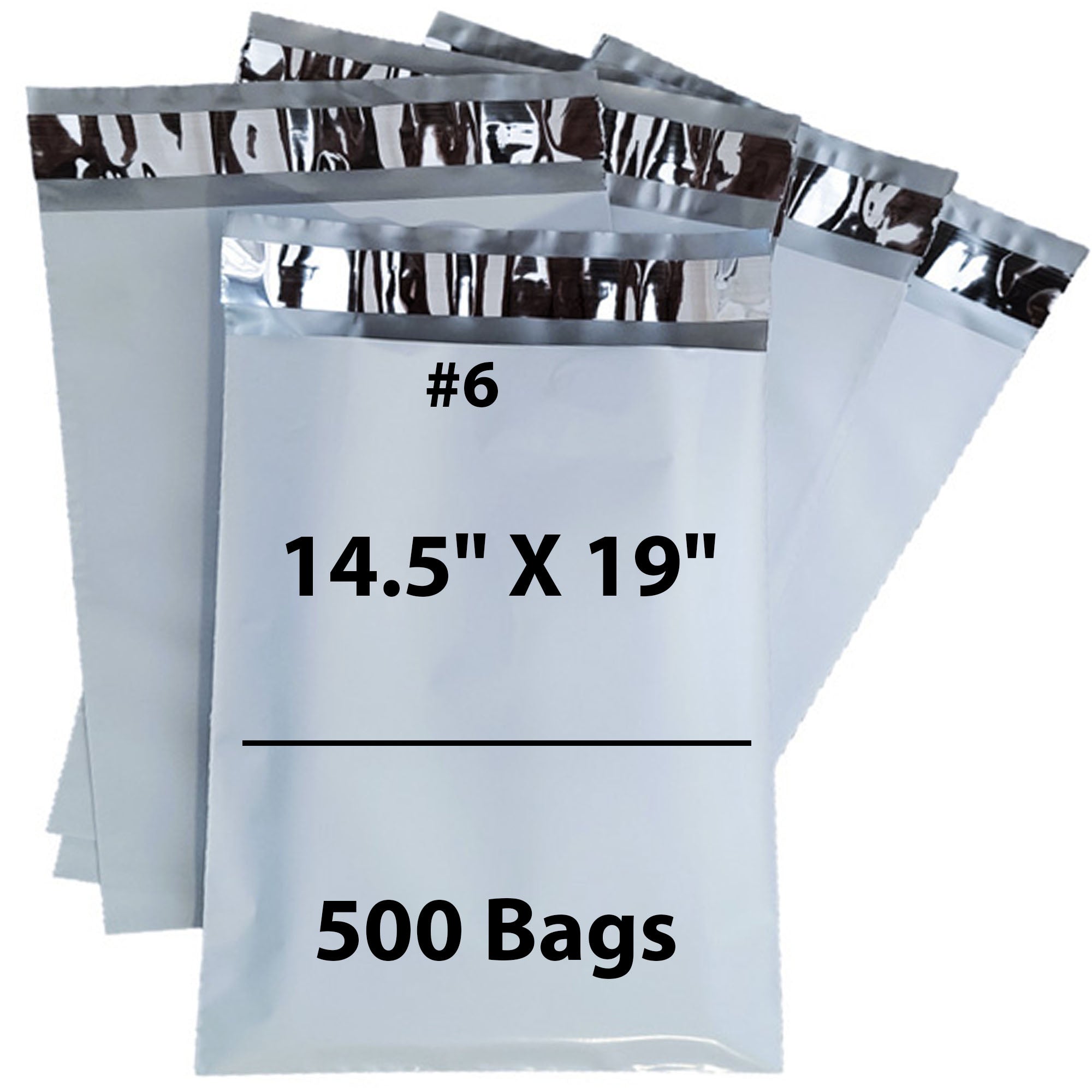 Poly Mailers #6 Shipping Envelopes 14.5"X19" 500 Mailers