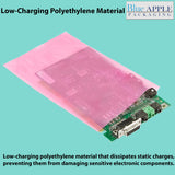 Pink Anti Static Bags 4 mil 10" X 12"