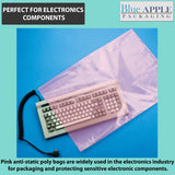 Pink Anti Static Bags 6 Mil 10" X 12"