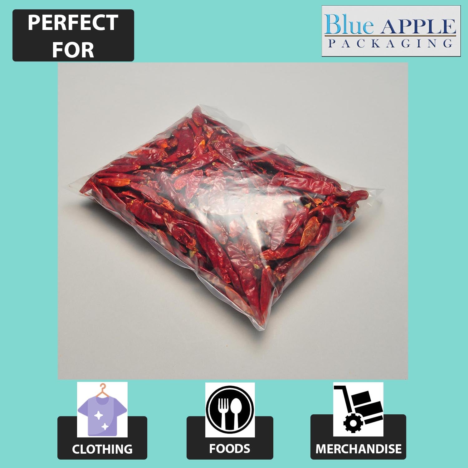 Clear Poly Bags 2 Mil Size: 22 inch (width) X 36 inch (Height)