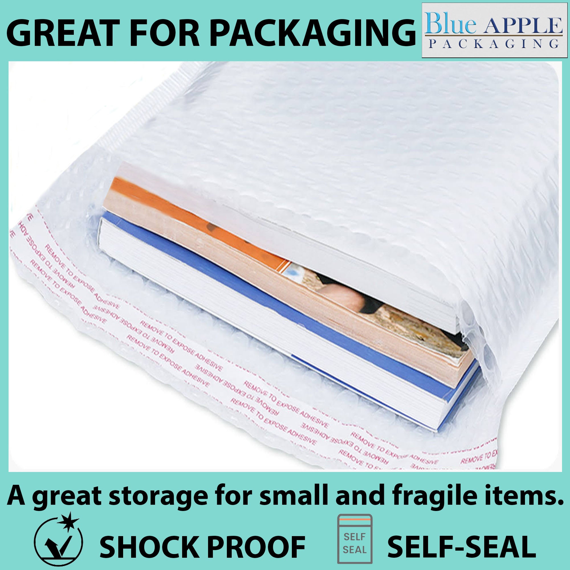 Poly Bubble Mailers 6.5" X 10"