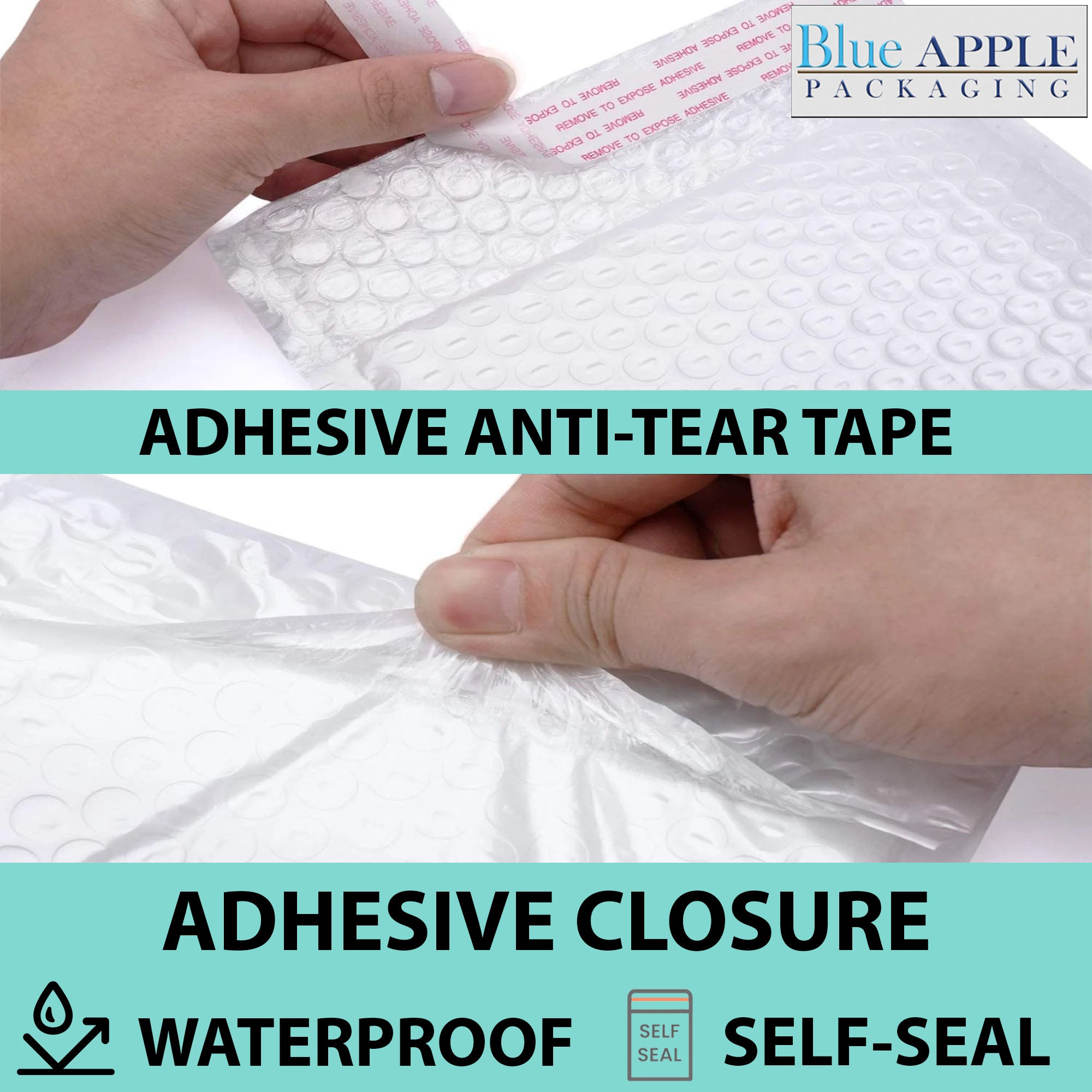 Poly Bubble Mailers 6.5" X 10"