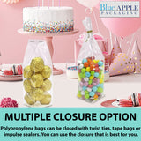 Gusseted Polypropylene Bags 1.5 Mil 4.5 inch X 1.25 inch X 7.5 inch Size