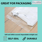 Resealable plastic bags 4 Mil Size: 10 inch (width) X 13 inch (Height)