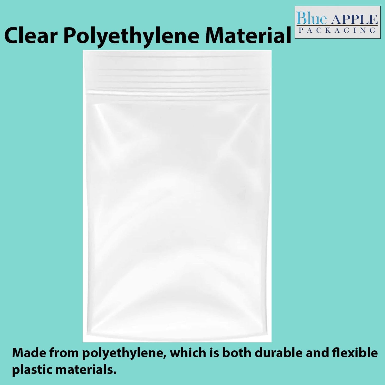 Resealable plastic bags 4 Mil Size: 10 inch (width) X 13 inch (Height)