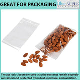 Polypropylene Ziplock Bags with hang hole 2 Mil 5X7 inches