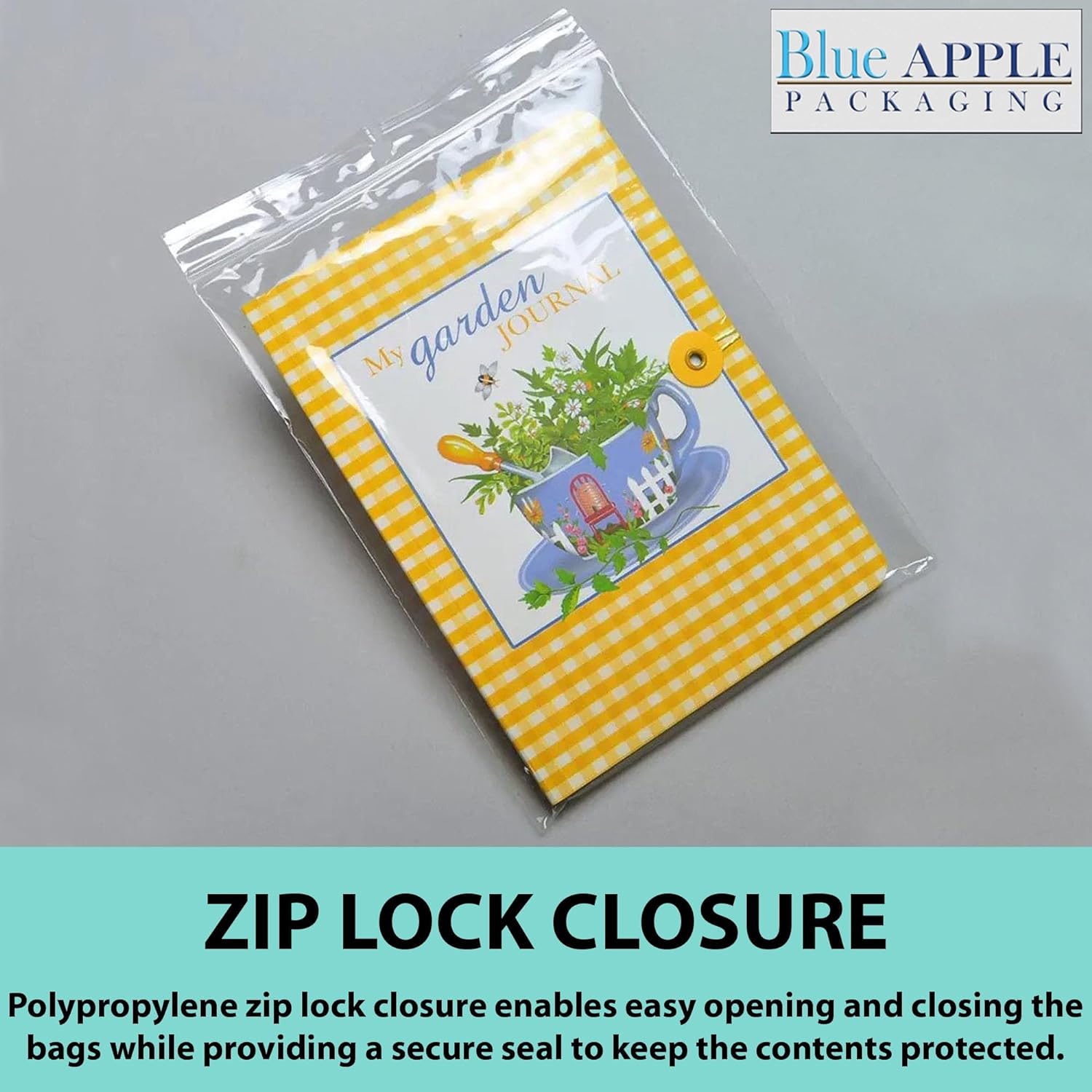 Polypropylene Ziplock Bags with hang hole 2 Mil 5X7 inches