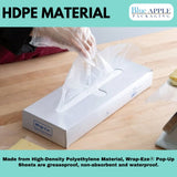 8" X 10.75" 0.45 Mil Wrap-Eze HDPE Pop-Up Food Service Sheets