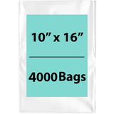 LDPE Clear Poly Bags 10X16 inches 4000 Bags