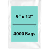 LDPE Clear Poly Bags 9X12 inches 4000 Bags