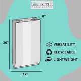 12X8X26 in 1 Mil LDPE equipment cover - size reference