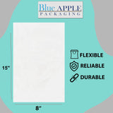Clear Poly Bags Flat 1.5 Mil Size: 8 inch (width) X 15 inch (height)