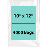 LDPE Clear Poly Bags 10X12 inches 4000 Bags