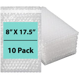 Bubble wrap bags Size: 8 inch (width) X 17.5 inch (Height) Pack of 10 Bags
