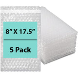 Bubble wrap bags Size: 8 inch (width) X 17.5 inch (Height) Pack of 5 Bags