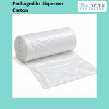 38" X 58" 55 Gal Clear LLDPE Trash Can Liners 1 Mil