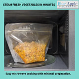 Ready. Chef. Go! clear microwavable produce pouch product features