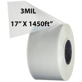 Food Grade Poly Tubing Roll Bags 3Mil 17x1450ft- Impulse Heat Sealer