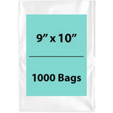 LDPE 2Mil Clear Poly Bags 9X10 inches 1000 Bags