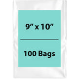 LDPE 2Mil Clear Poly Bags 9X10 inches 100 Bags