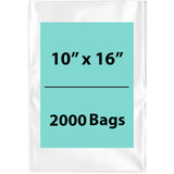 LDPE 2Mil Clear Poly Bags 10X16 inches 2000 Bags