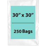 LDPE 2Mil Clear Poly Bags 30X30 inches 250 Bags