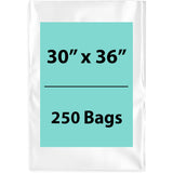 LDPE 2Mil Clear Poly Bags 30X36 inches 250 Bags