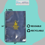 Static Shielding Bag 3.1 Mil, 24 inch (width) X 30 inch (height)