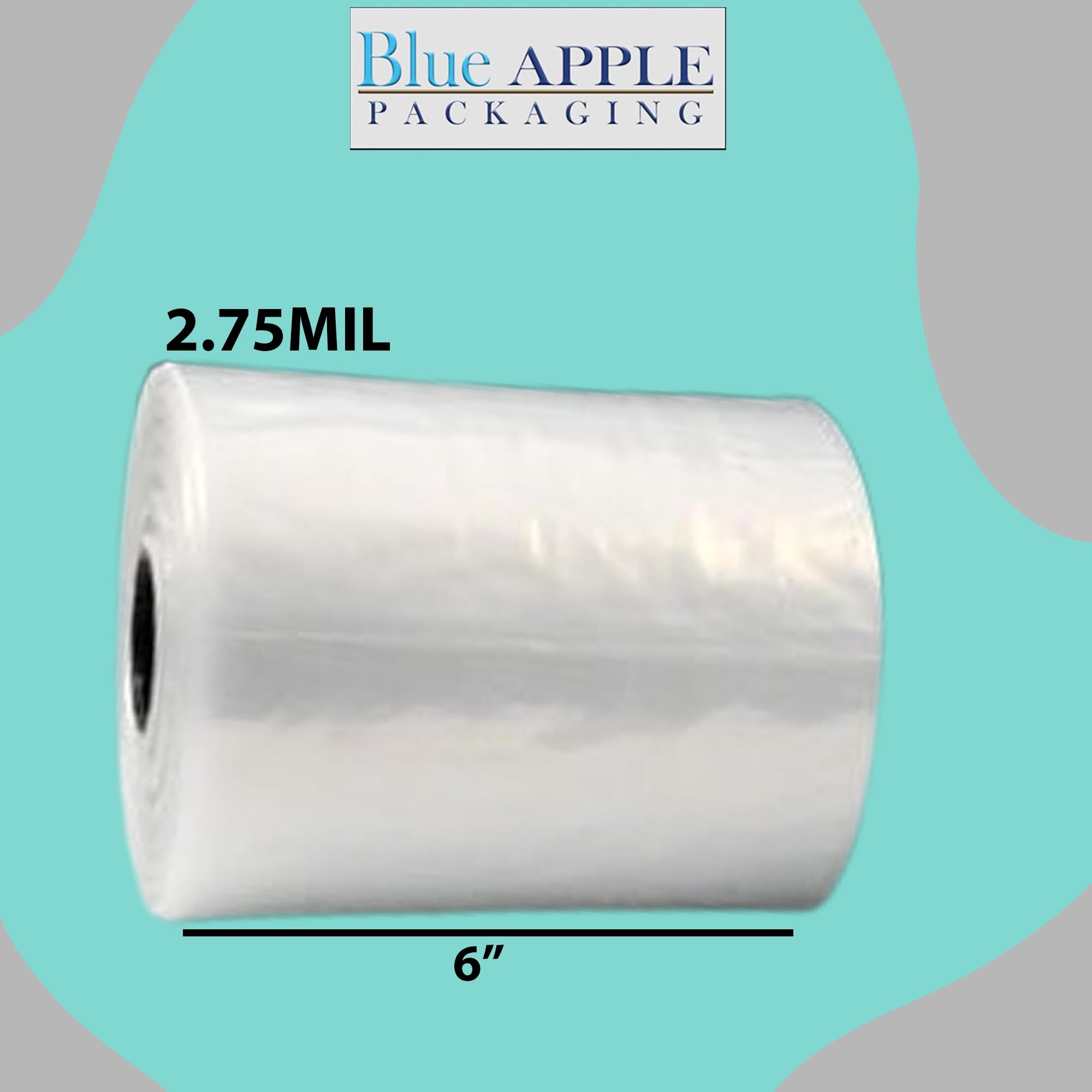 Auto Fill Poly Bags Roll perforated 2.75 Mil, 6 inch (width) X 10 inch (height) 750 Bags