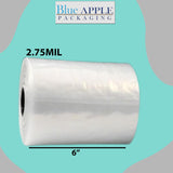 Auto Fill Poly Bags Roll perforated 2.75 Mil, 6 inch (width) X 12 inch (height) 750 Bags