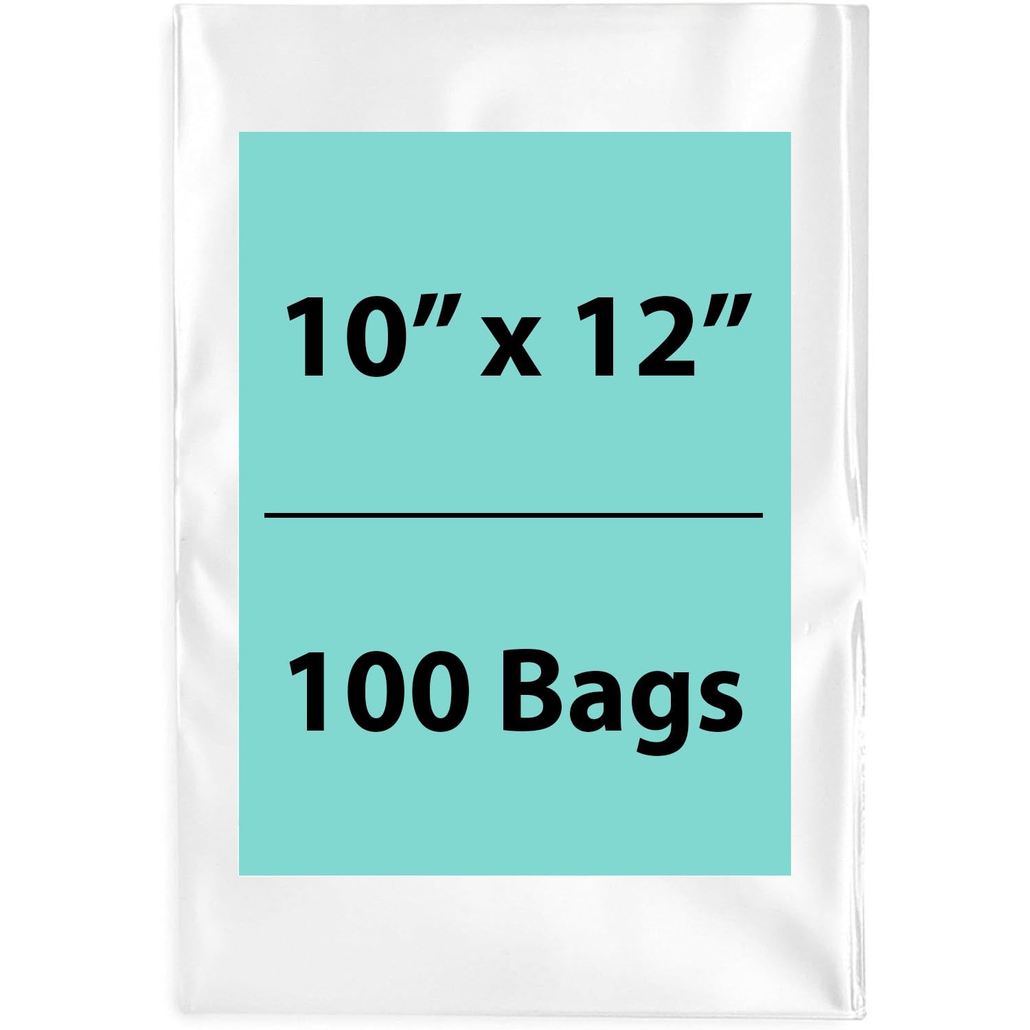 Clear Poly Bags 1.25Mil 10x12 Flat Open Top (LDPE)