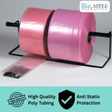 24" X 2150' 2 Mil Pink Anti-Static Poly Tubing Roll