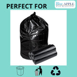 15" X 9" X 32" 7 1/2-10 Gal Black LLDPE Trash Can Liners 0.4 Mil
