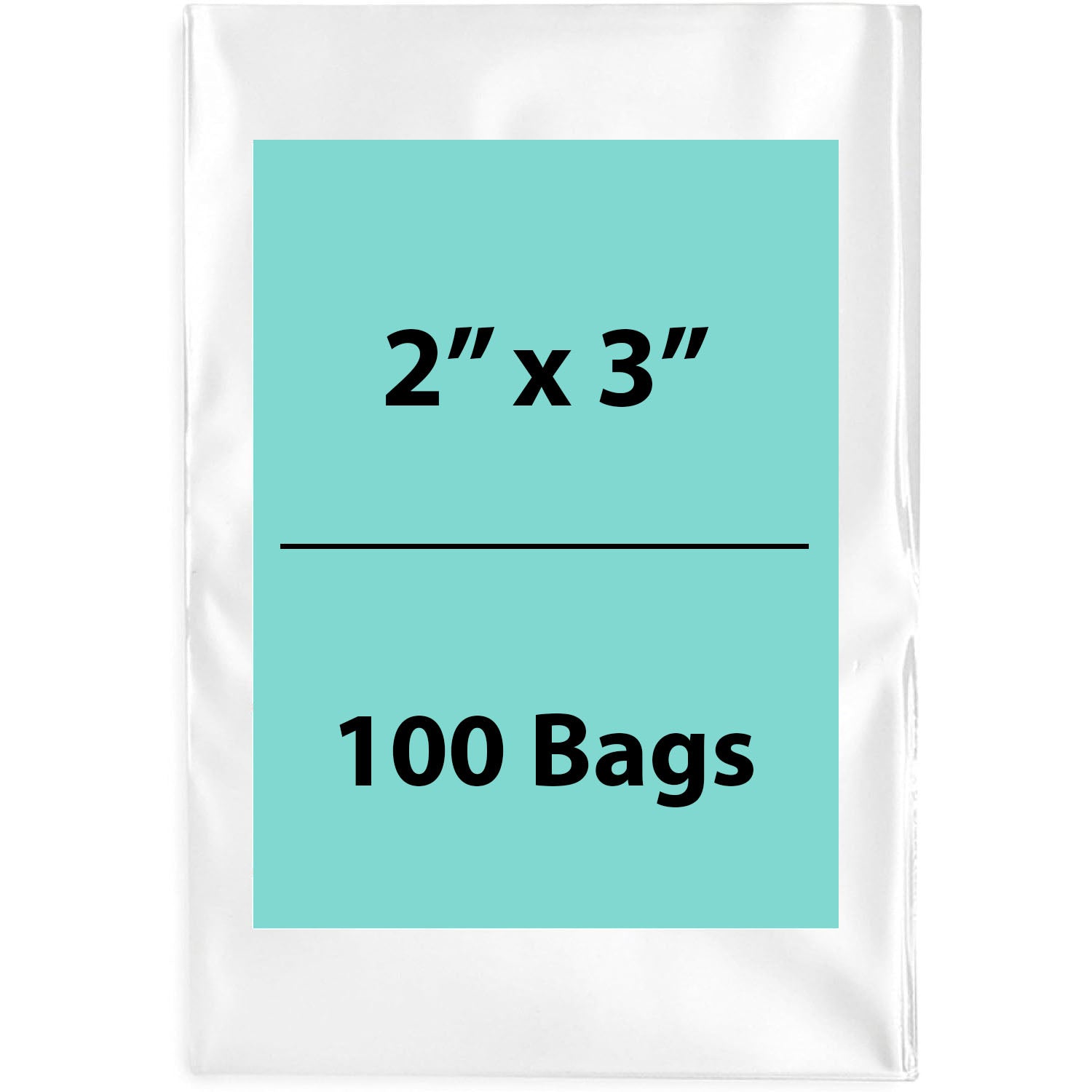Clear Poly Bags 4Mil 2X3 Flat Open Top (LDPE)