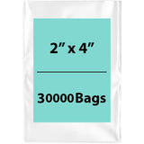 LDPE Clear Poly Bags 2X4 inches 30000 Bags