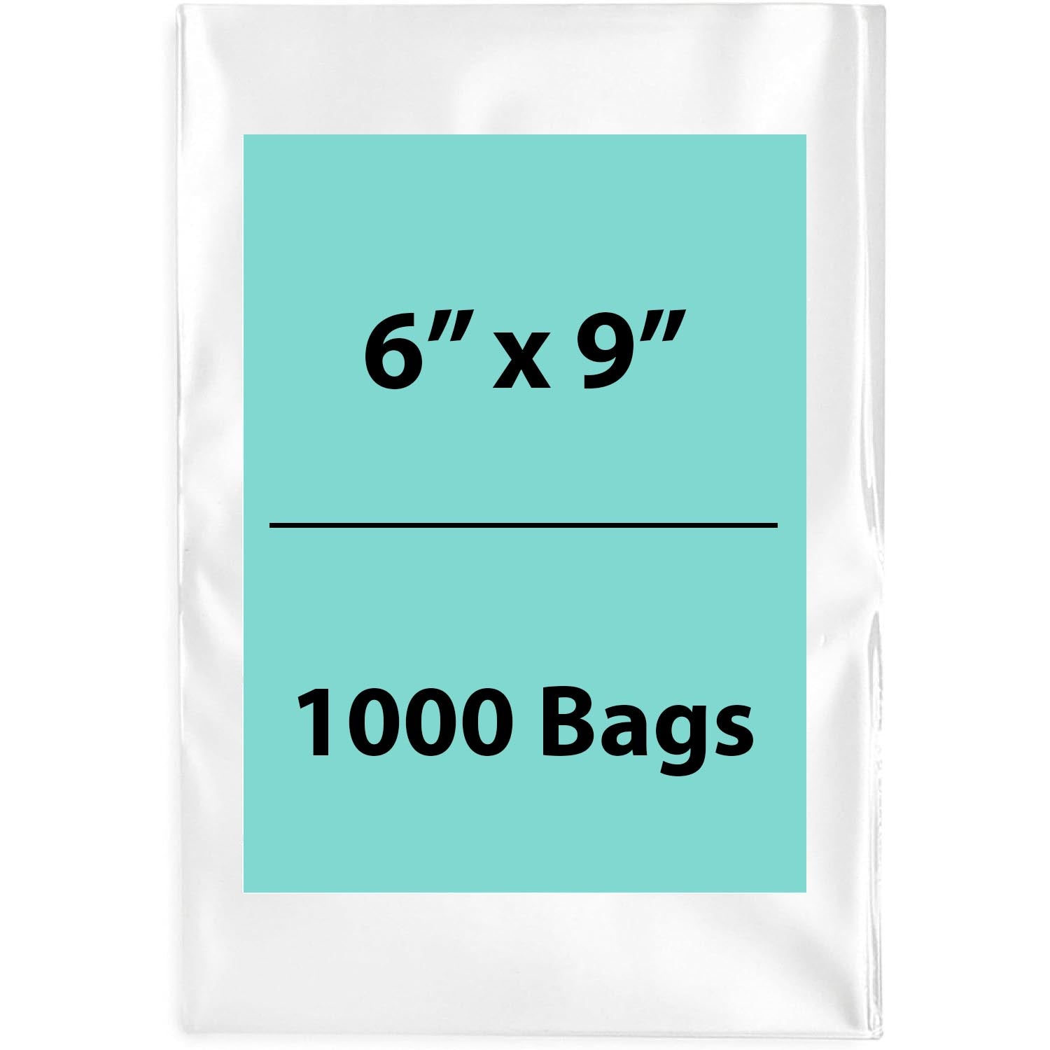 Clear Poly Bags 3Mil 6X9 Flat Open Top (LDPE)
