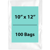 Clear Poly Bags 3Mil 10X12 Flat Open Top (LDPE)