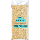 2.5X10 inches Vacuum Pouches Laminated 3 Mil Poly-Nylon (PN)
