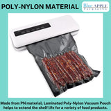 6X8 3 Mil Co-Extruded Black Back Vacuum Pouch